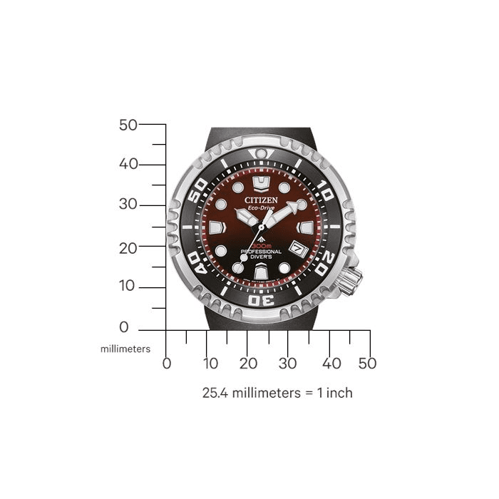 Citizen Professional Diver 300m Burgundy Edition BN1024-01Z Eco-Drive Erkek Kol Saati — image 7