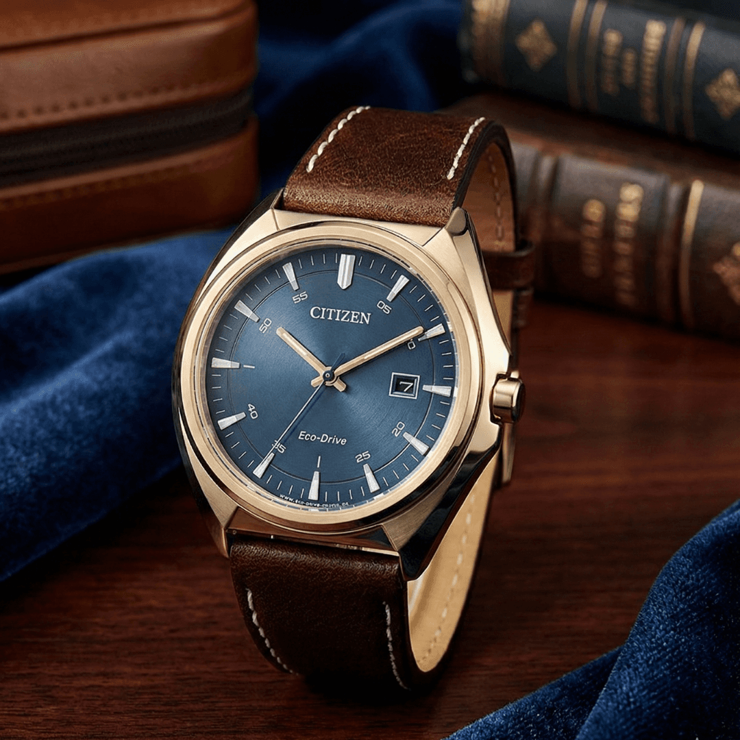 Citizen Eco-Drive Deri Erkek Kol Saati AW1573-11L — Bild 2