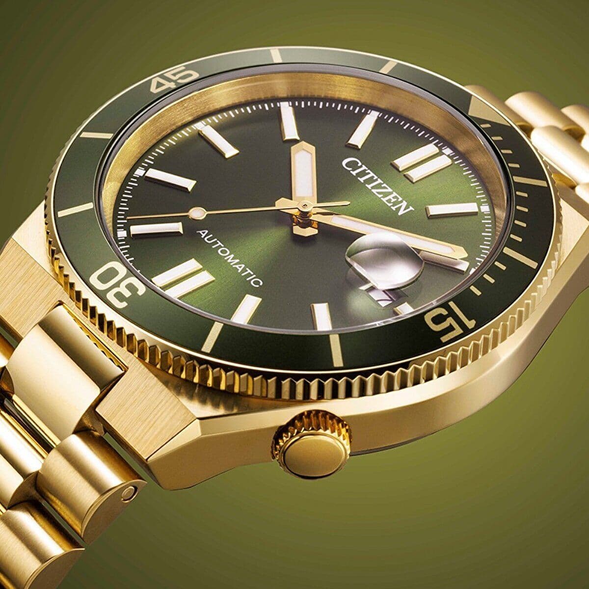 Citizen Tsuyosa Shore Moss Green NJ0232-53X Otomatik Erkek Kol Saati — görsel 3
