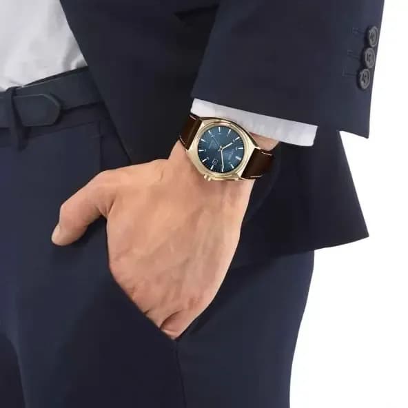 Citizen Eco-Drive Deri Erkek Kol Saati AW1573-11L — Bild 3