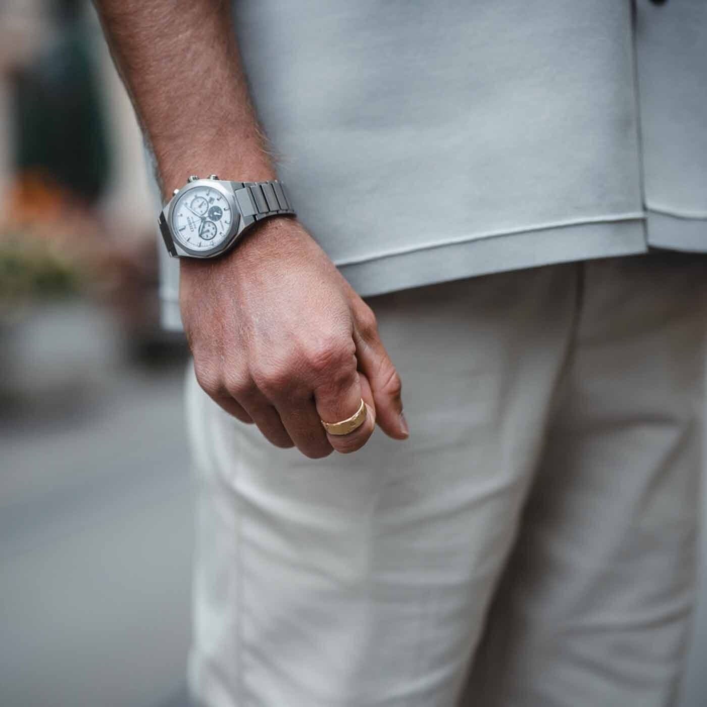 Citizen Zenshin Senkei Chrono CA4690-51A Super Titanium Eco-Drive Erkek Kol Saati — image 5