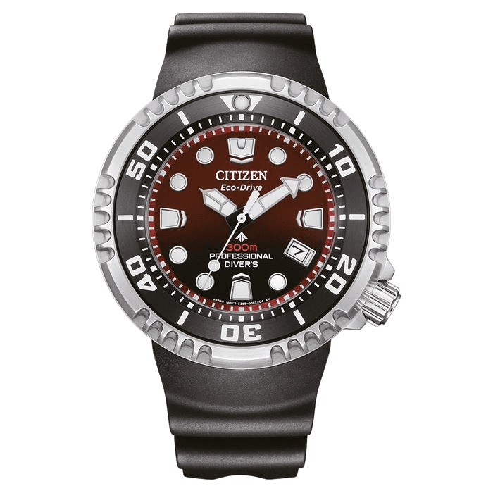 Citizen Professional Diver 300m Burgundy Edition BN1024-01Z Eco-Drive Erkek Kol Saati — image 1