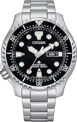 Citizen Promaster Marine NY0140-80EE Çelik Kordon Gümüş-Siyah Erkek Kol Saati — image 1